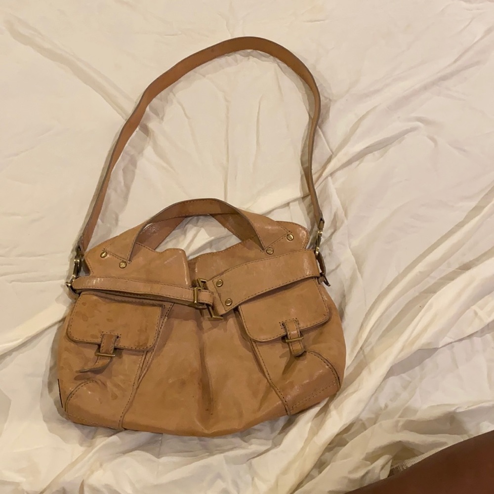 Tan Kooba crossbody and shoulder bag
